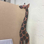 WOODEN GIRAFFE STATUE