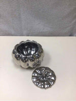SILVER PUMPKIN W/LID