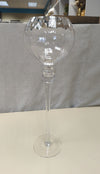 TALL GLASS CANDLEHOLDER