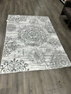 HEBE WASHABLE GREY WHITE RUG