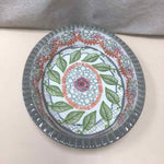 FLORAL W/LEAF CERAMIC BOWL