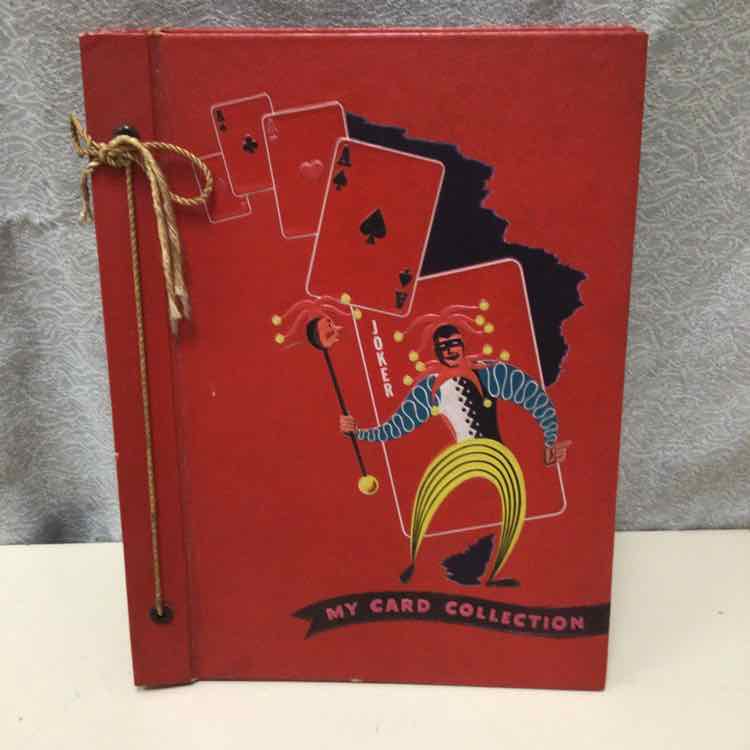 RED ''MY CARD COLLECTION'' BOOK