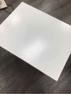 RECTANGULAR WHITE END TABLE