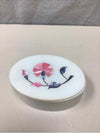 FLORAL STONE LIDDED CONT
