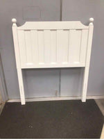 WHITE TWIN HEADBOARD