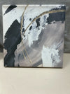 WHITE BLACK GOLD ABSTRACT PIC