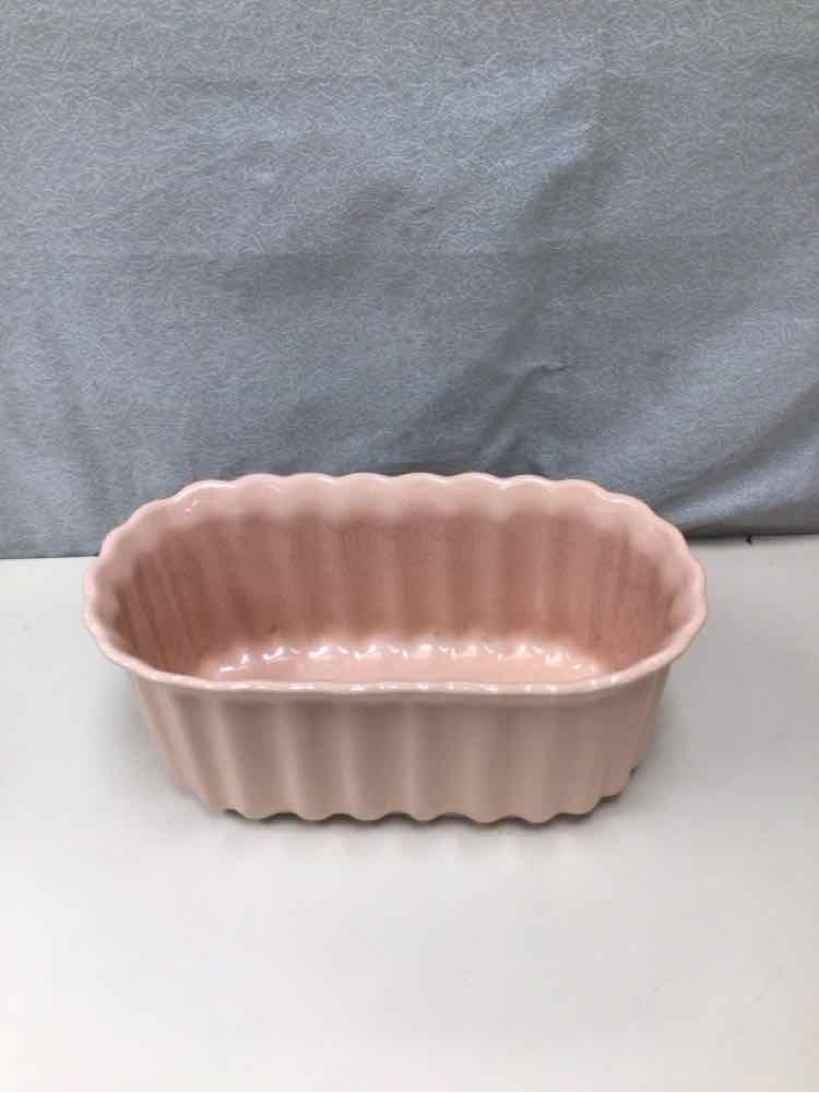 LARGE PINK CERAMIC PLANTER