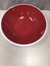 LARGE WHITE/RED CHERRY BOWL