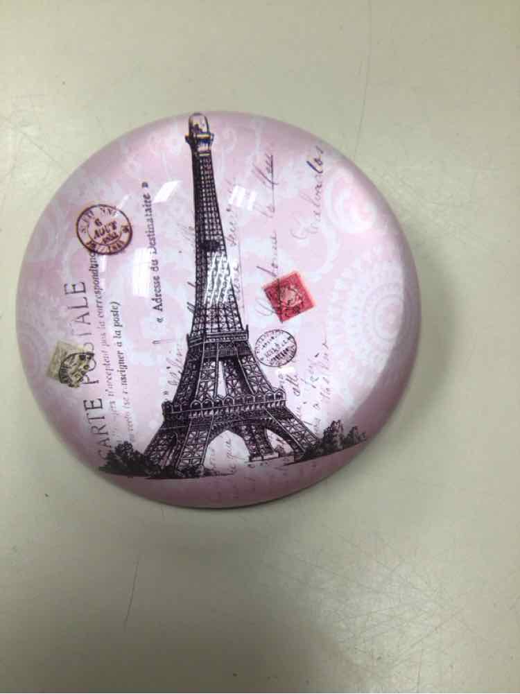 PINK PARIS PAPERWEIGHT