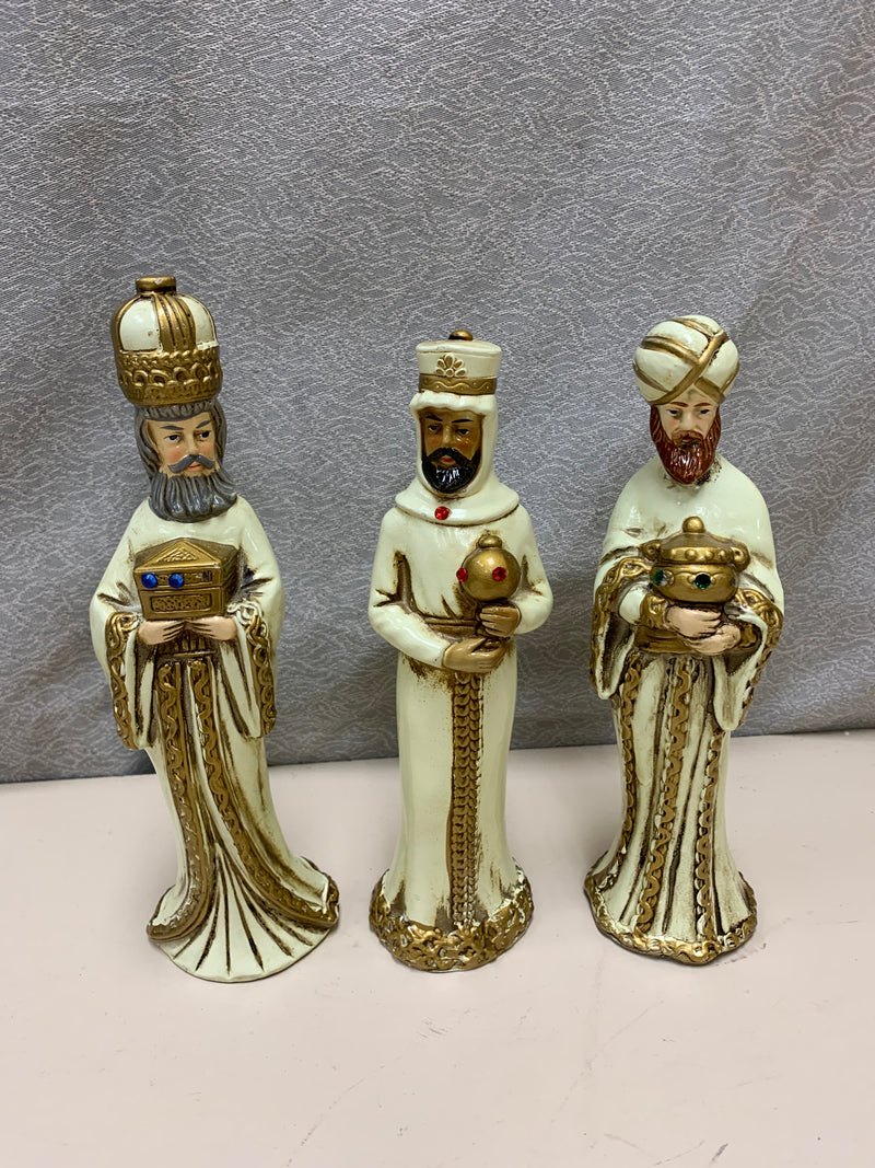 VINTAGE 3 WISE MEN FIGURINES