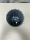 GOLD WHITE CERAMIC VASE