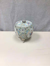 ORNATE PORCELAIN LIDDED VASE