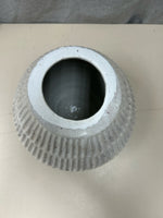 GREY SPECKLED CERAMIC VASE
