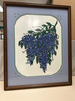 BLUE FLORAL CUT OUT PIC