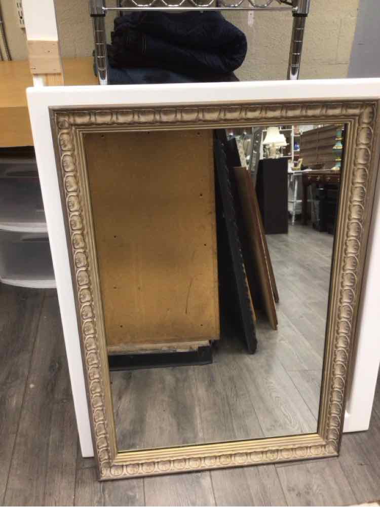 GREY FRAME WALL MIRROR