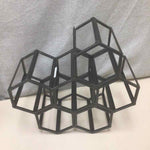 GREY METAL WINE RACK