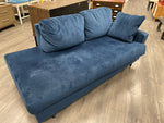 BLUE UPHOL CHAISE LOUNGER