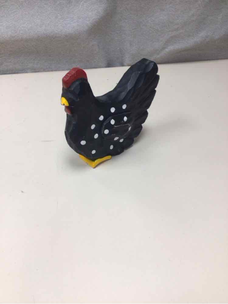 DECORATIVE WOODEN CHICKEN
