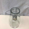 CLEAR GLASS LANTERN W/TEA LIGHT