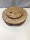 WOOD RAILED LAZY SUSAN