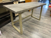 "CROCKETT" DESK W/ACACIA FINISH GREY