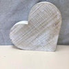 WHITE WOOD HEART