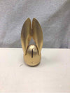 GOLD TONE RABBIT BANK