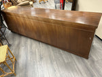 9FT TRIPLE CABINET CREDENZA W/MIRRORED FRONT