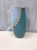 GREEN/BLUE/GRAY TALL VASE