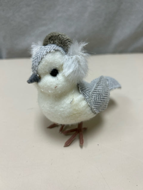 MINI WHITE/GRAY BIRD
