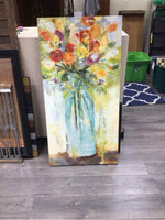 BRIGHT FLORAL CANVAS