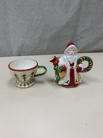 SANTA TEACUP & POT