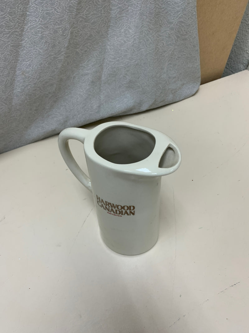 "HARWOOD CANADIAN" CERAMIC PITCHER