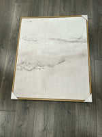 WHITE W/BLACK ABSTRACT PIC