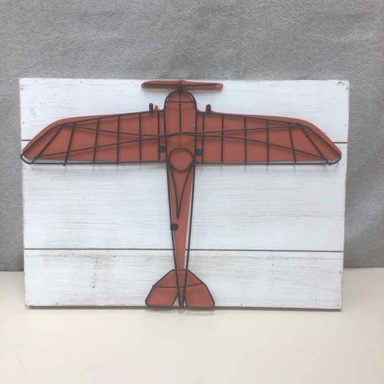 METAL/WOOD PLANE OUTLINE ART