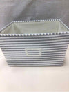 FABRIC BASKET GRAY/WHITE