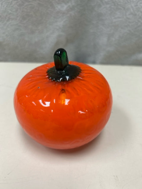 HAND BLOWN GLASS ORANGE