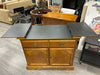 OAK CREDENZA W/FLIP TOP