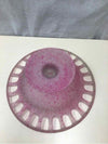 LARGE PINK SPLATTER DISPLAY BOWL