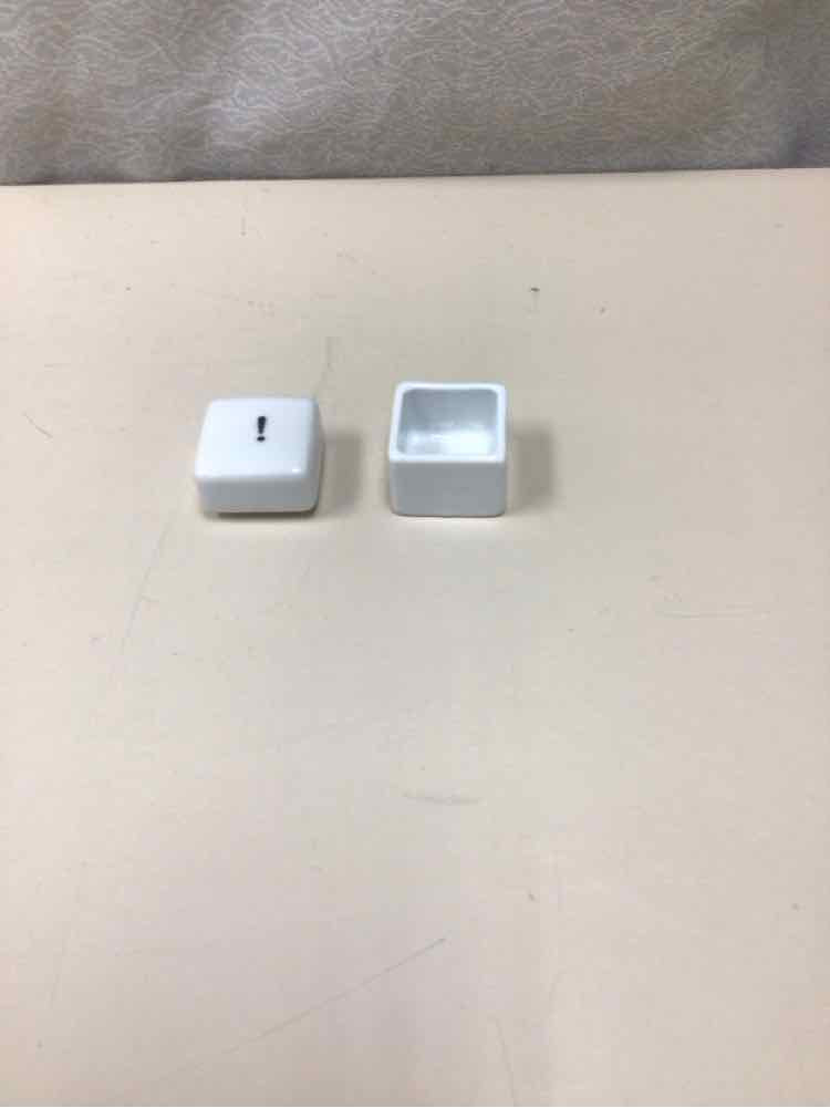 HOMEART WHITE PORCELAIN BOX W/LID