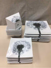 18 PIECE DANDELION DISH SET