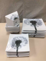 18 PIECE DANDELION DISH SET