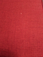 RED UPHOLSTERED SOFA