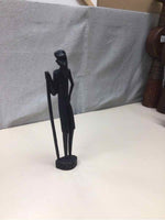 VINTAGE HAND-CARVED WOODEN STATUE