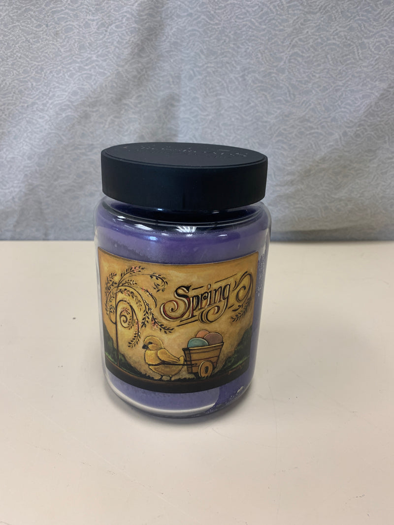 PURPLE "SPRING" CANDLE
