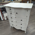 VINTAGE 5-DRAWER DRESSER W/CABINET