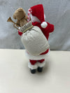 SMALL STANDING SANTA W/BEAR