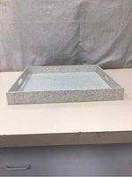 SILVER MIRRORED SERVING TRAY