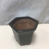 BLACK CERAMIC PLANTER