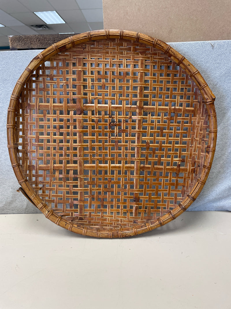 BROWN WEAVE TRAY